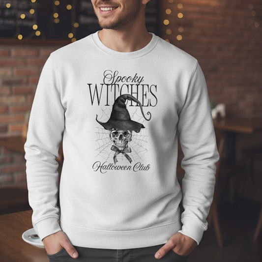Spooky Witches Halloween Club 49- Adult Sweatshirt