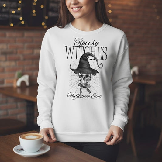 Spooky Witches Halloween Club 49- Adult Sweatshirt