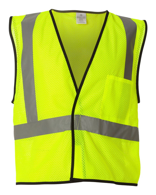 Custom Unisex Economy Single Pocket Hook-And-Loop Mesh Vest - Kishigo 1193-1194