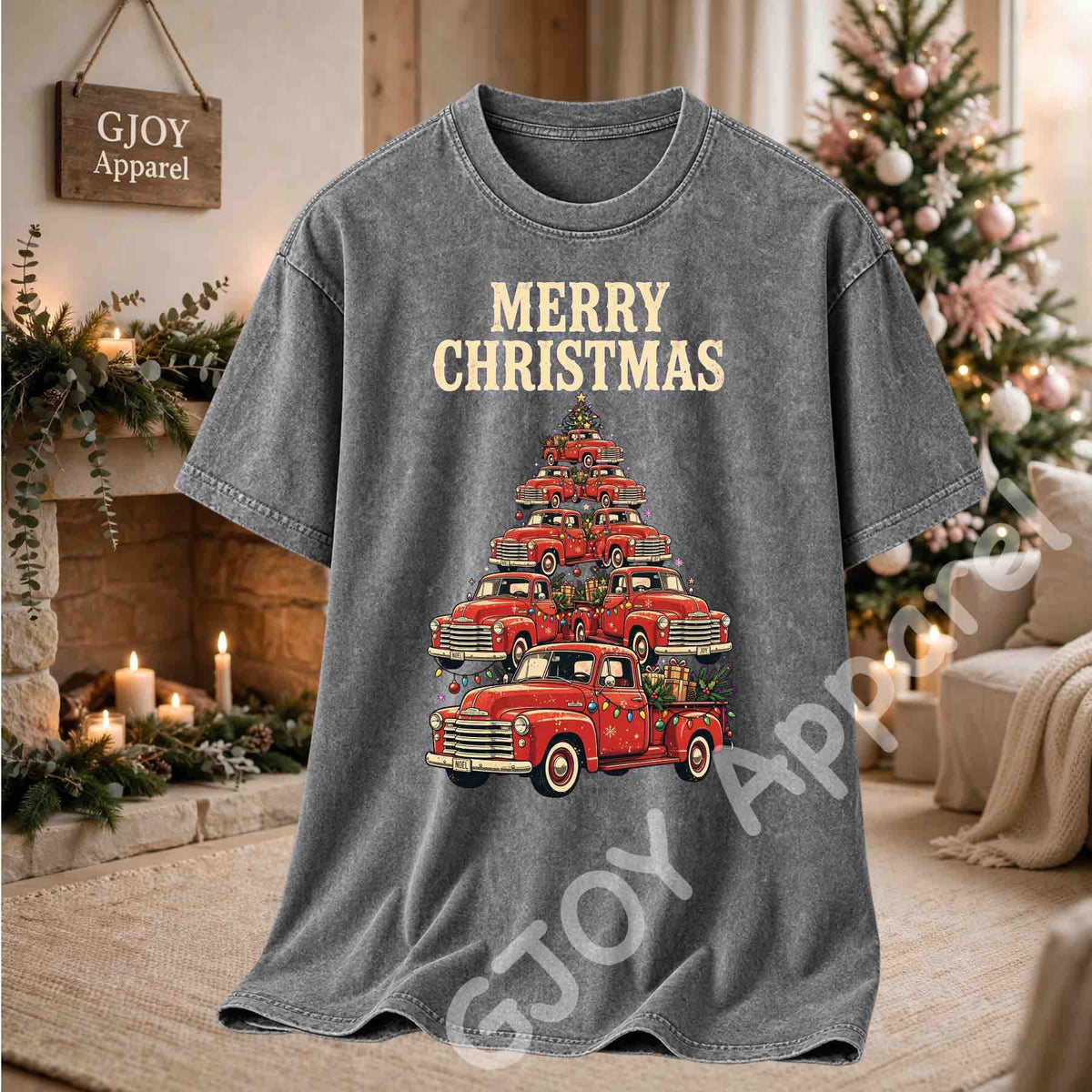 Christmas Nc 15 - Local Vintage Cars Christmas Tree Sweatshirt - Adult and Youth -Acid was adult Shirts
