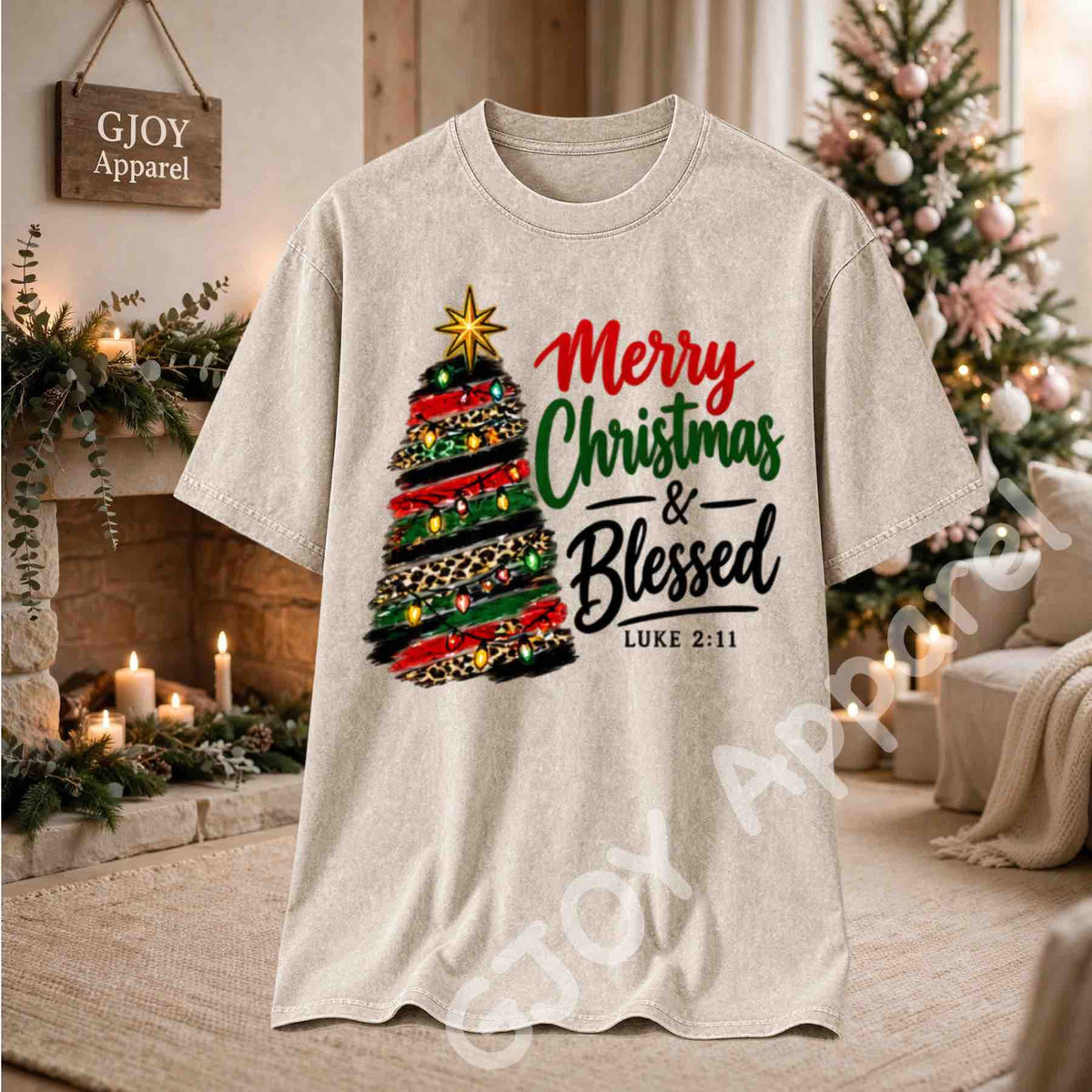 Christmas 1021 - Merry Christmas and Blessed Sweatshirt - Adult and Youth -Acid was adult Shirts