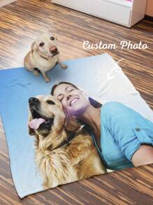 Customized blanket one photo