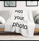 Customized blanket one photo and text