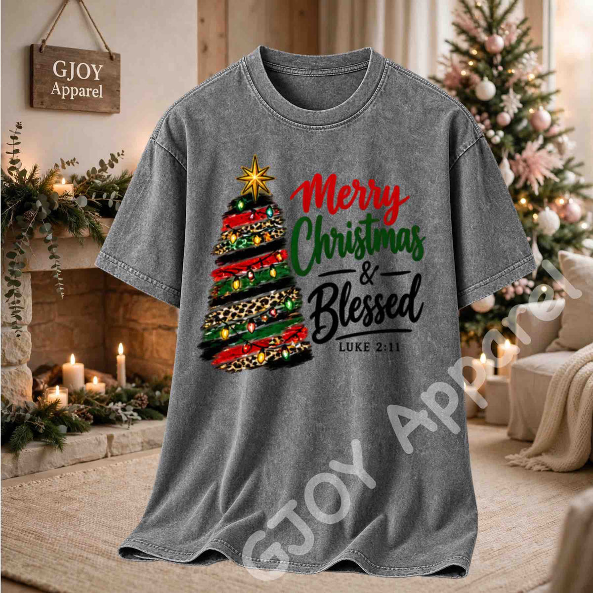 Christmas 1021 - Merry Christmas and Blessed Sweatshirt - Adult and Youth -Acid was adult Shirts