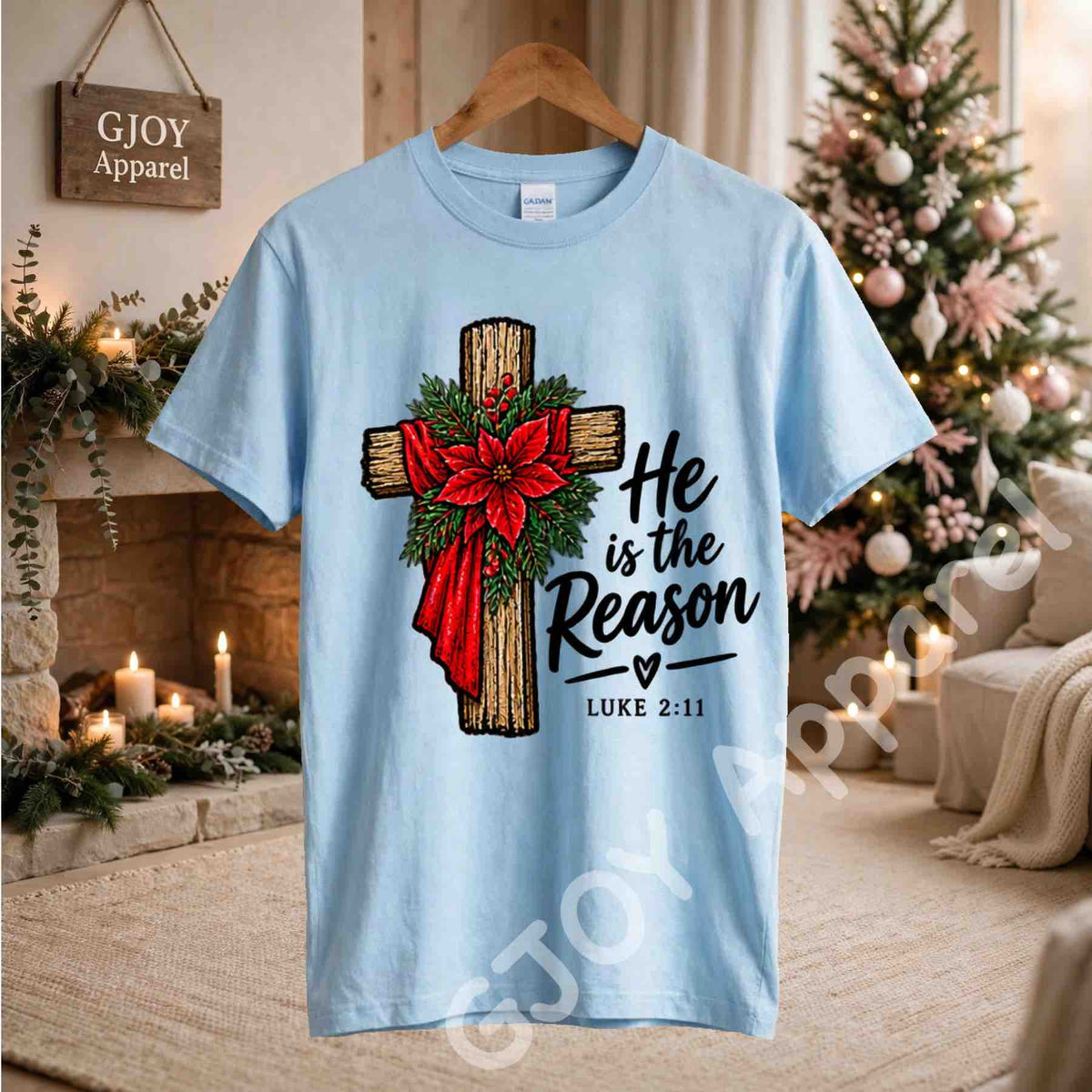 Christmas 1020 - He is the Reason Christmas Sweatshirt - Adult and Youth -Acid was adult Shirts