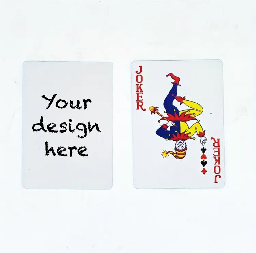 Personalized playing cards