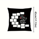 Pillow case personalized Short Plush Polyester 9 or 14 Panel- No Pillows Included