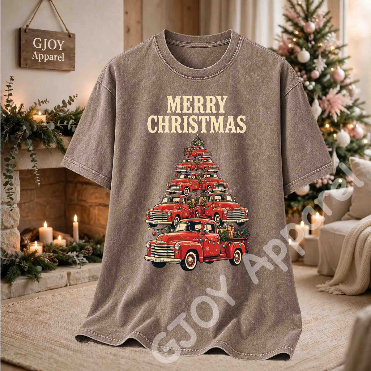 Christmas Nc 15 - Local Vintage Cars Christmas Tree Sweatshirt - Adult and Youth -Acid was adult Shirts