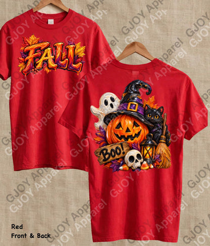 Halloween 125 Fall- Adult Vintage Stylish Acid Wash Unisex Oversized Graphic Tee |Youth Shirt Gildan| Adult Shirt Gildan