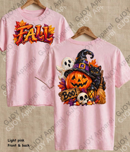 Halloween 125 Fall- Adult Vintage Stylish Acid Wash Unisex Oversized Graphic Tee |Youth Shirt Gildan| Adult Shirt Gildan