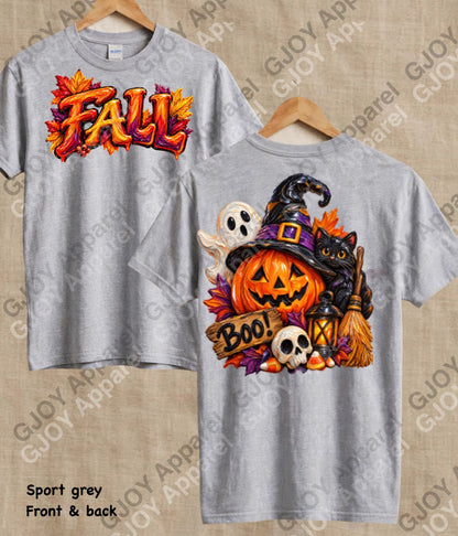 Halloween 125 Fall- Adult Vintage Stylish Acid Wash Unisex Oversized Graphic Tee |Youth Shirt Gildan| Adult Shirt Gildan