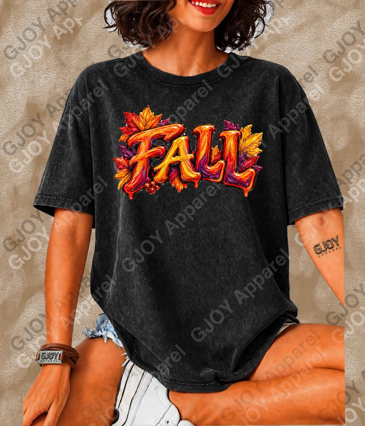 Halloween 125 Fall- Adult Vintage Stylish Acid Wash Unisex Oversized Graphic Tee |Youth Shirt Gildan| Adult Shirt Gildan