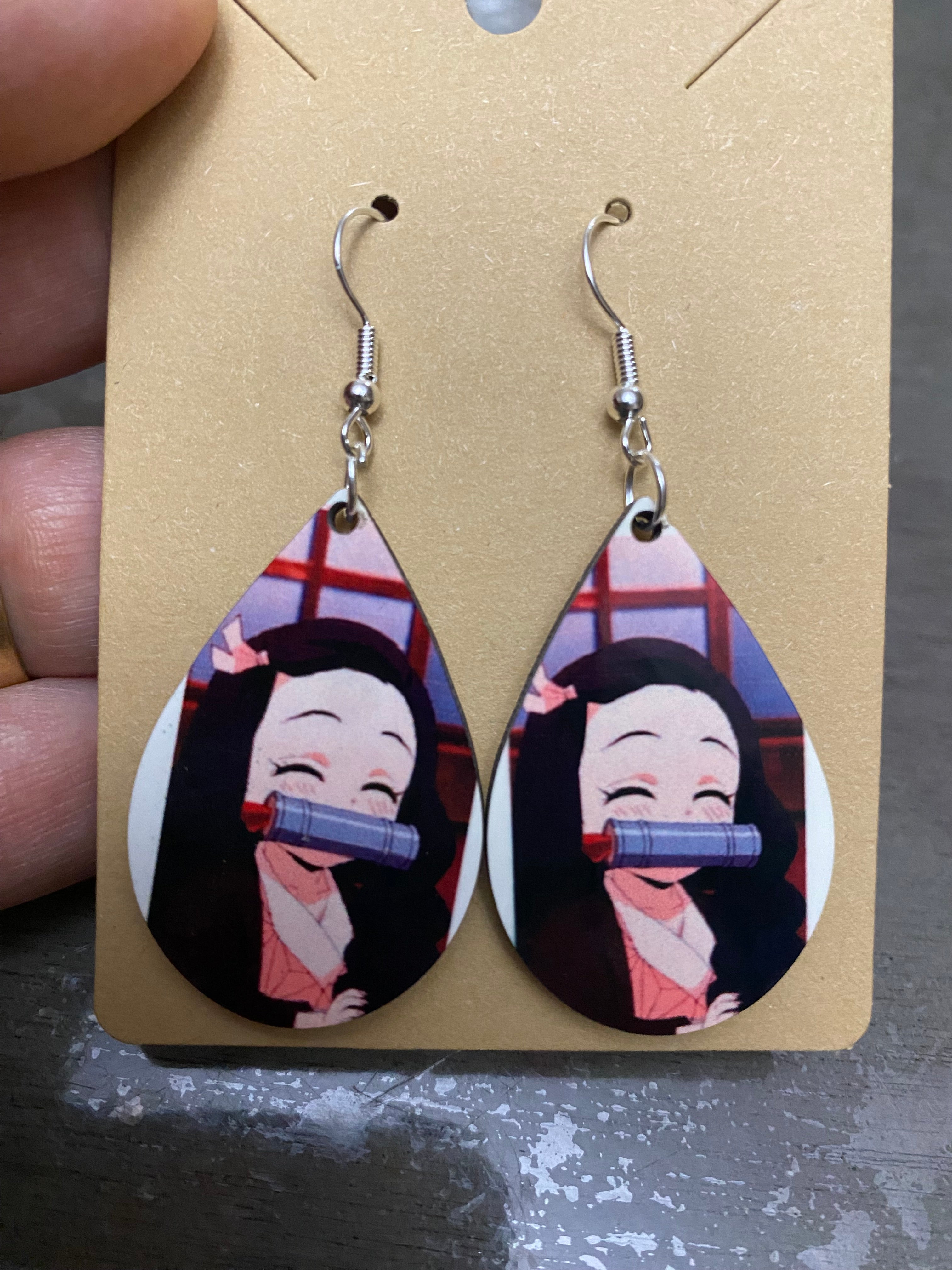 Personalized Earrings MDF wood