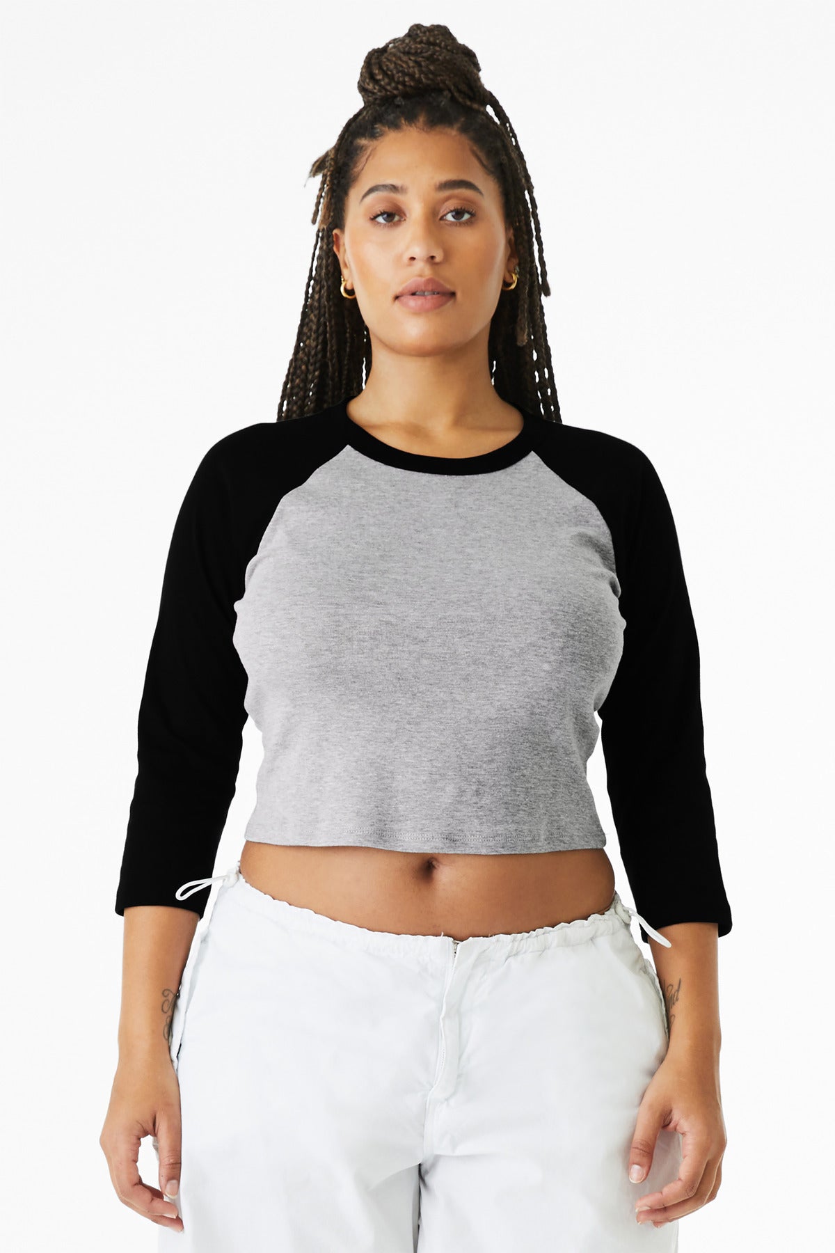 Athletic Heather/ Black