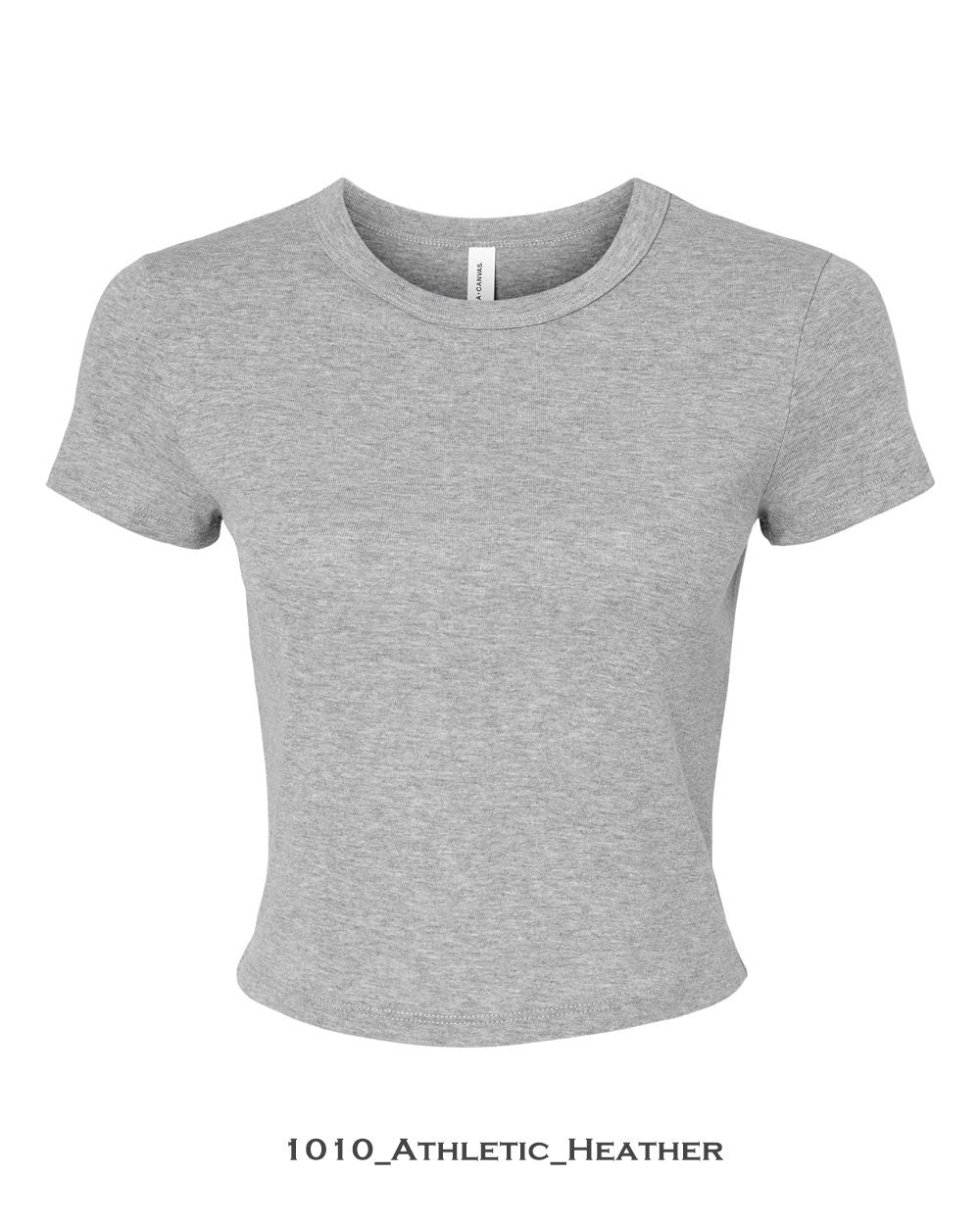 Customized Women's Micro Rib Baby Tee - BELLA + CANVAS 1010