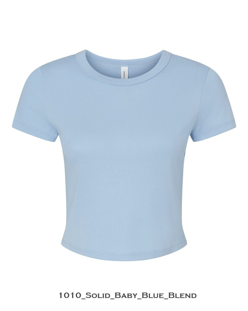 Customized Women's Micro Rib Baby Tee - BELLA + CANVAS 1010