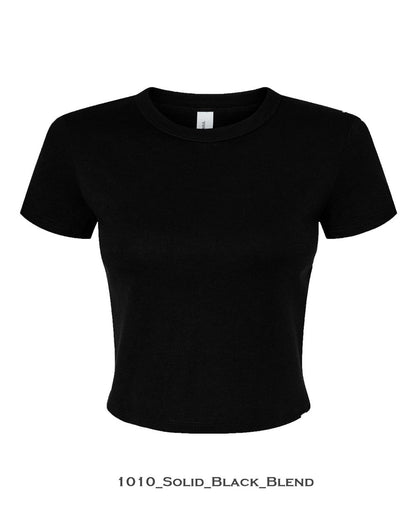 Customized Women's Micro Rib Baby Tee - BELLA + CANVAS 1010