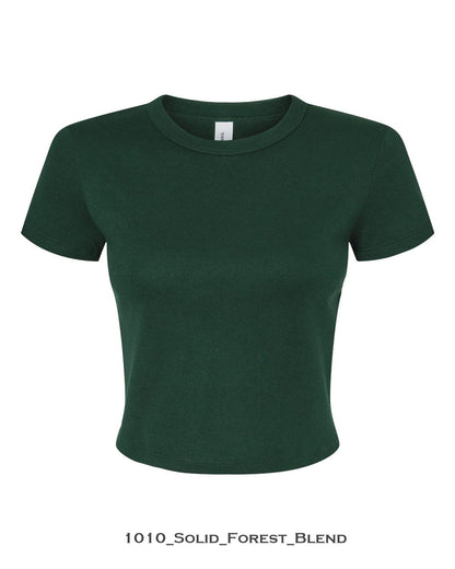 Customized Women's Micro Rib Baby Tee - BELLA + CANVAS 1010