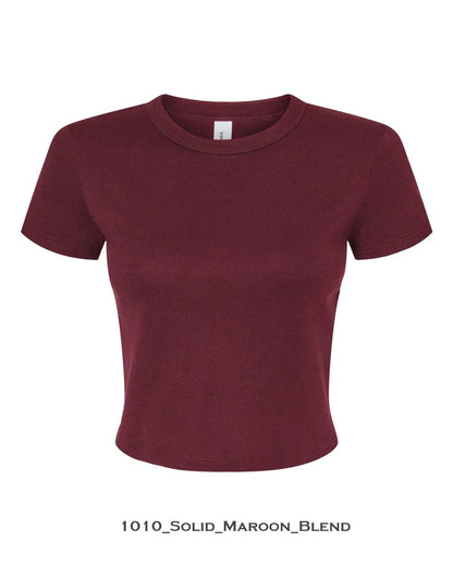 Customized Women's Micro Rib Baby Tee - BELLA + CANVAS 1010