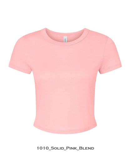Customized Women's Micro Rib Baby Tee - BELLA + CANVAS 1010