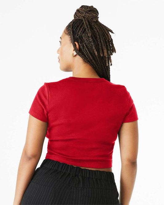 Customized Women's Micro Rib Baby Tee - BELLA + CANVAS 1010