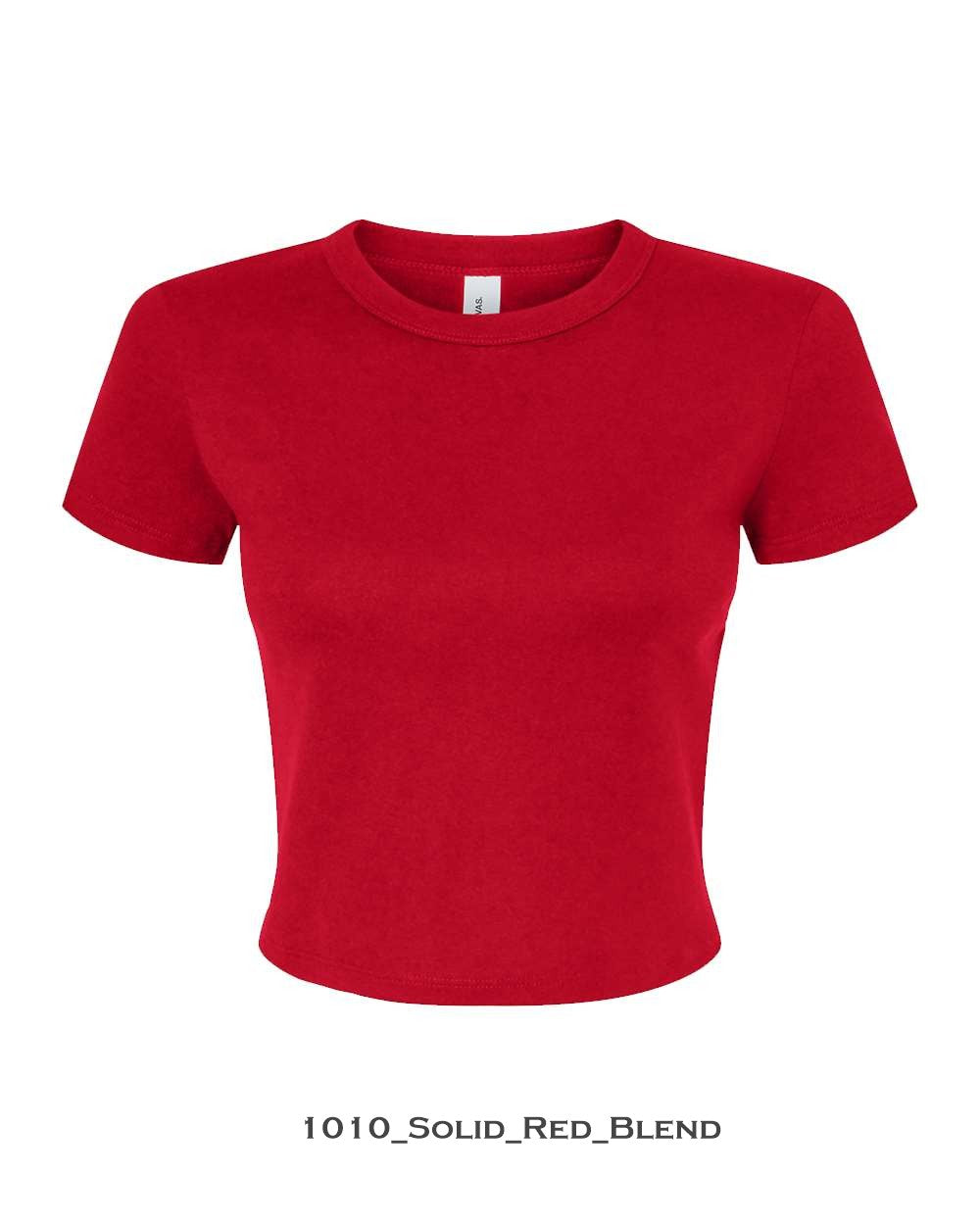 Customized Women's Micro Rib Baby Tee - BELLA + CANVAS 1010