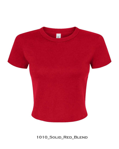 Customized Women's Micro Rib Baby Tee - BELLA + CANVAS 1010