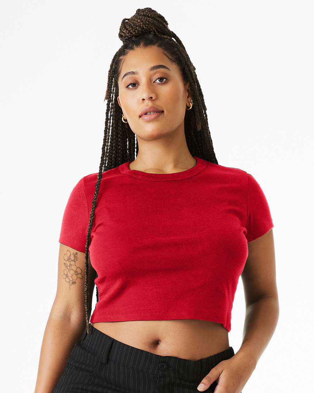 Customized Women's Micro Rib Baby Tee - BELLA + CANVAS 1010