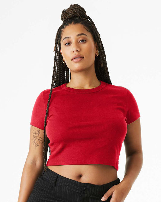 Customized Women's Micro Rib Baby Tee - BELLA + CANVAS 1010