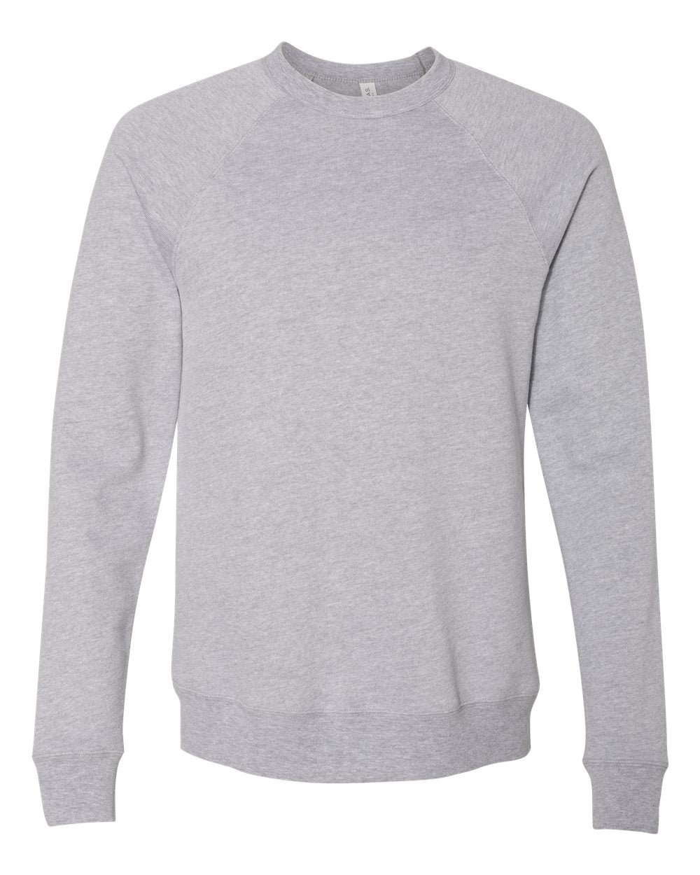 Personalized Unisex Sponge Fleece Raglan Crewneck Sweatshirt - BELLA + CANVAS 3901