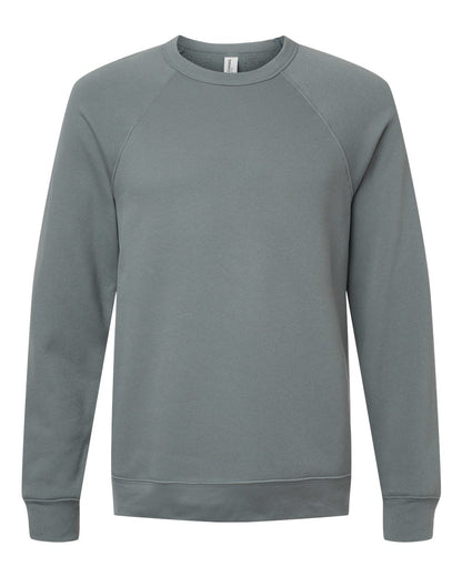 Personalized Unisex Sponge Fleece Raglan Crewneck Sweatshirt - BELLA + CANVAS 3901