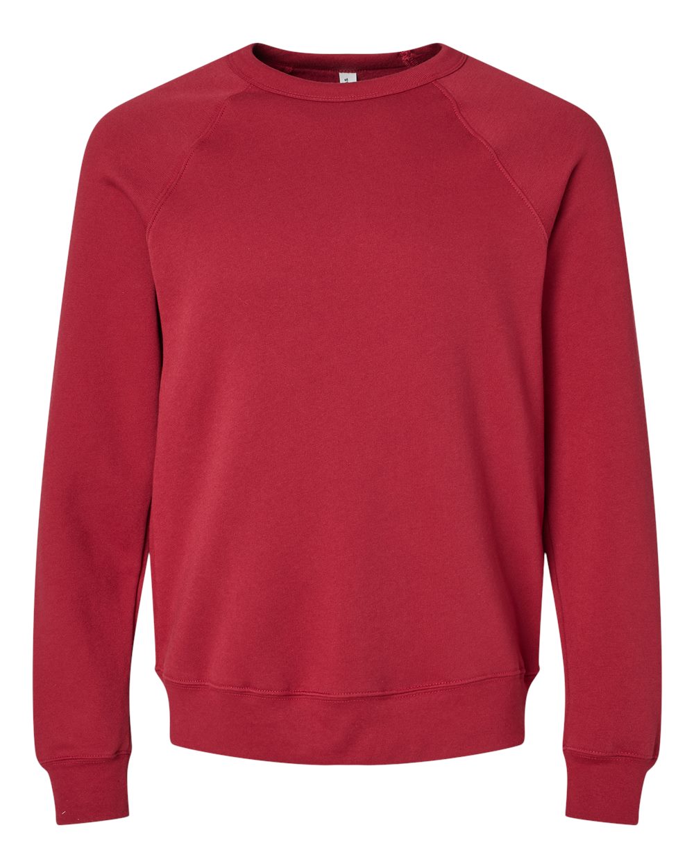 Personalized Unisex Sponge Fleece Raglan Crewneck Sweatshirt - BELLA + CANVAS 3901