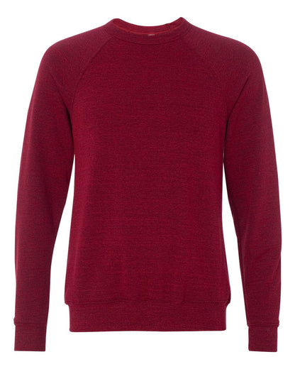Personalized Unisex Sponge Fleece Raglan Crewneck Sweatshirt - BELLA + CANVAS 3901