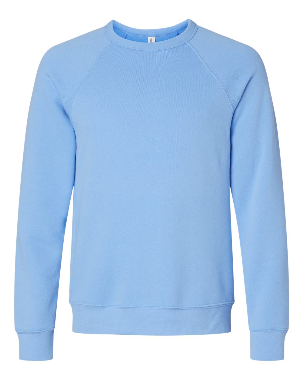 Personalized Unisex Sponge Fleece Raglan Crewneck Sweatshirt - BELLA + CANVAS 3901