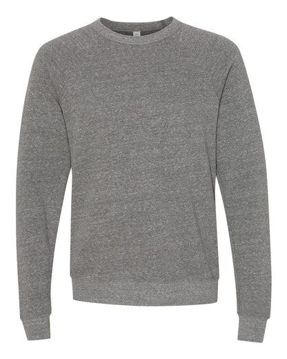 Personalized Unisex Sponge Fleece Raglan Crewneck Sweatshirt - BELLA + CANVAS 3901