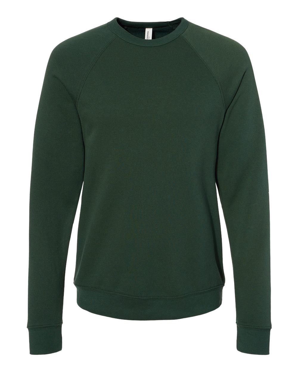 Personalized Unisex Sponge Fleece Raglan Crewneck Sweatshirt - BELLA + CANVAS 3901