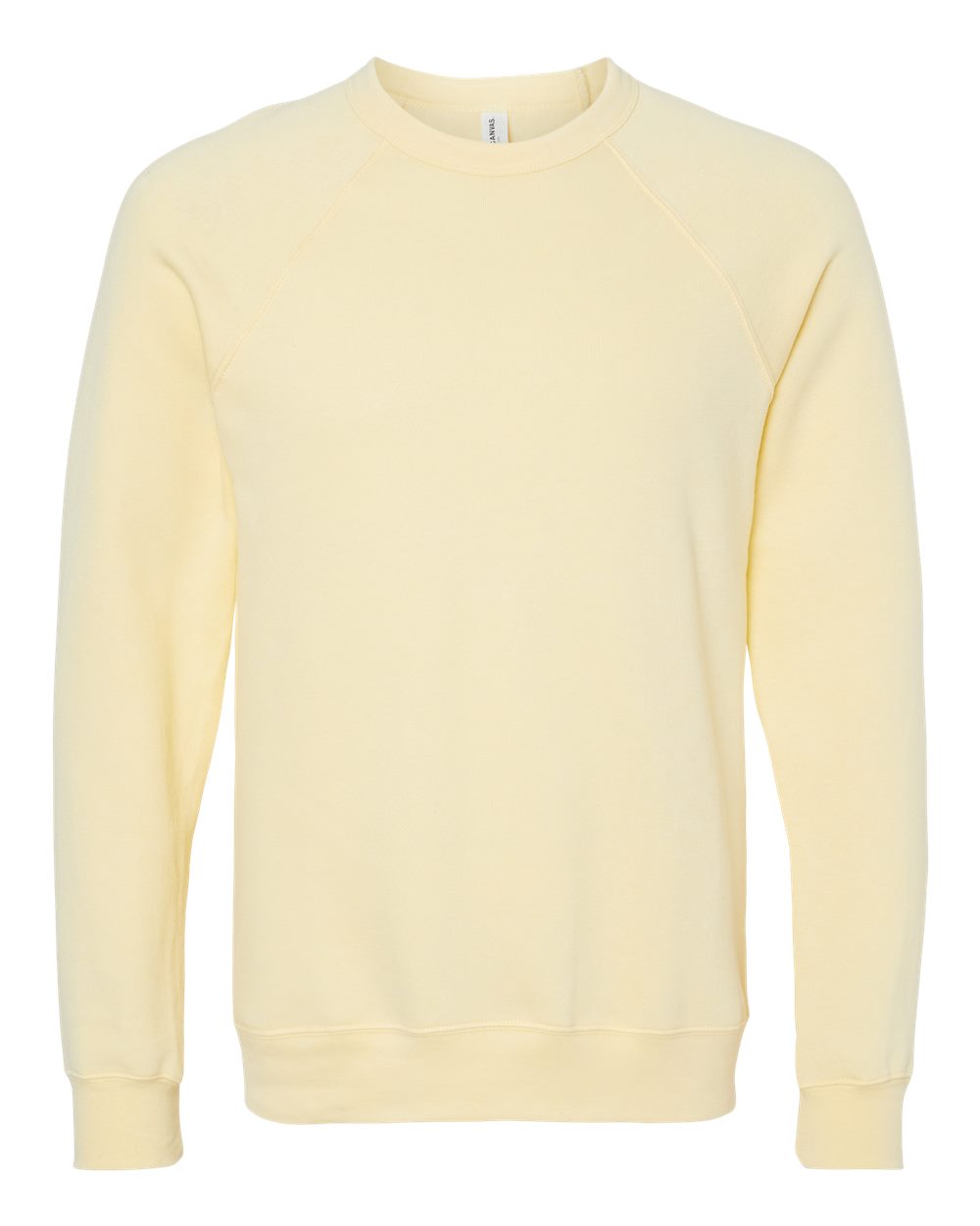 Personalized Unisex Sponge Fleece Raglan Crewneck Sweatshirt - BELLA + CANVAS 3901