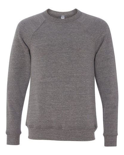 Personalized Unisex Sponge Fleece Raglan Crewneck Sweatshirt - BELLA + CANVAS 3901