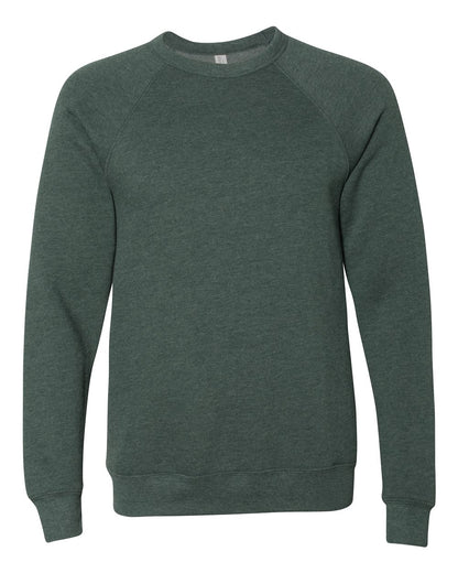 Personalized Unisex Sponge Fleece Raglan Crewneck Sweatshirt - BELLA + CANVAS 3901