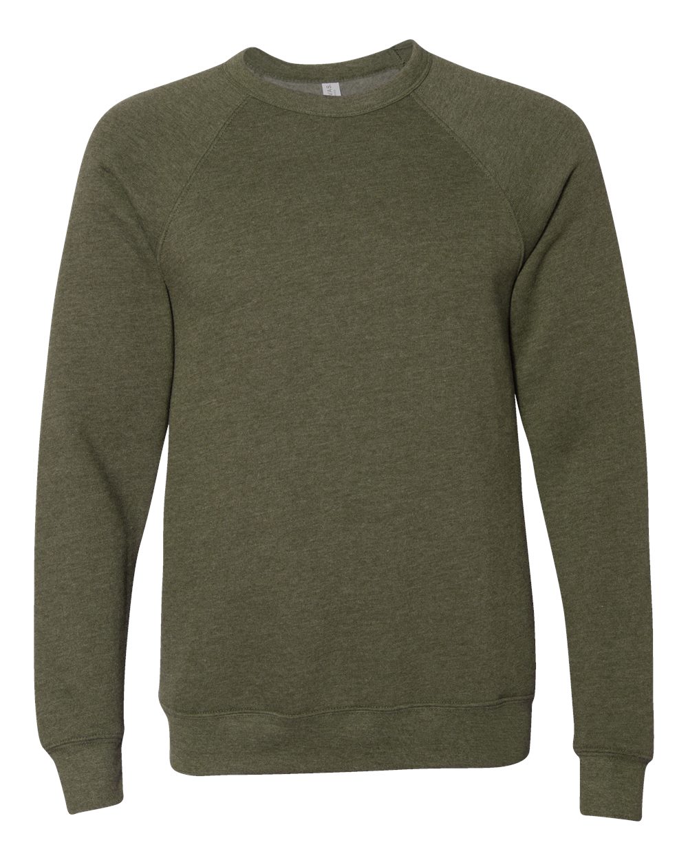Personalized Unisex Sponge Fleece Raglan Crewneck Sweatshirt - BELLA + CANVAS 3901