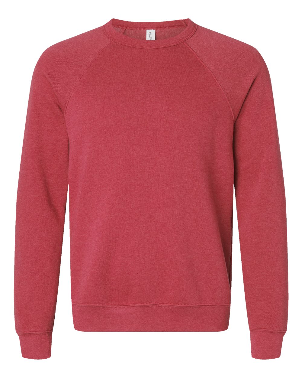 Personalized Unisex Sponge Fleece Raglan Crewneck Sweatshirt - BELLA + CANVAS 3901