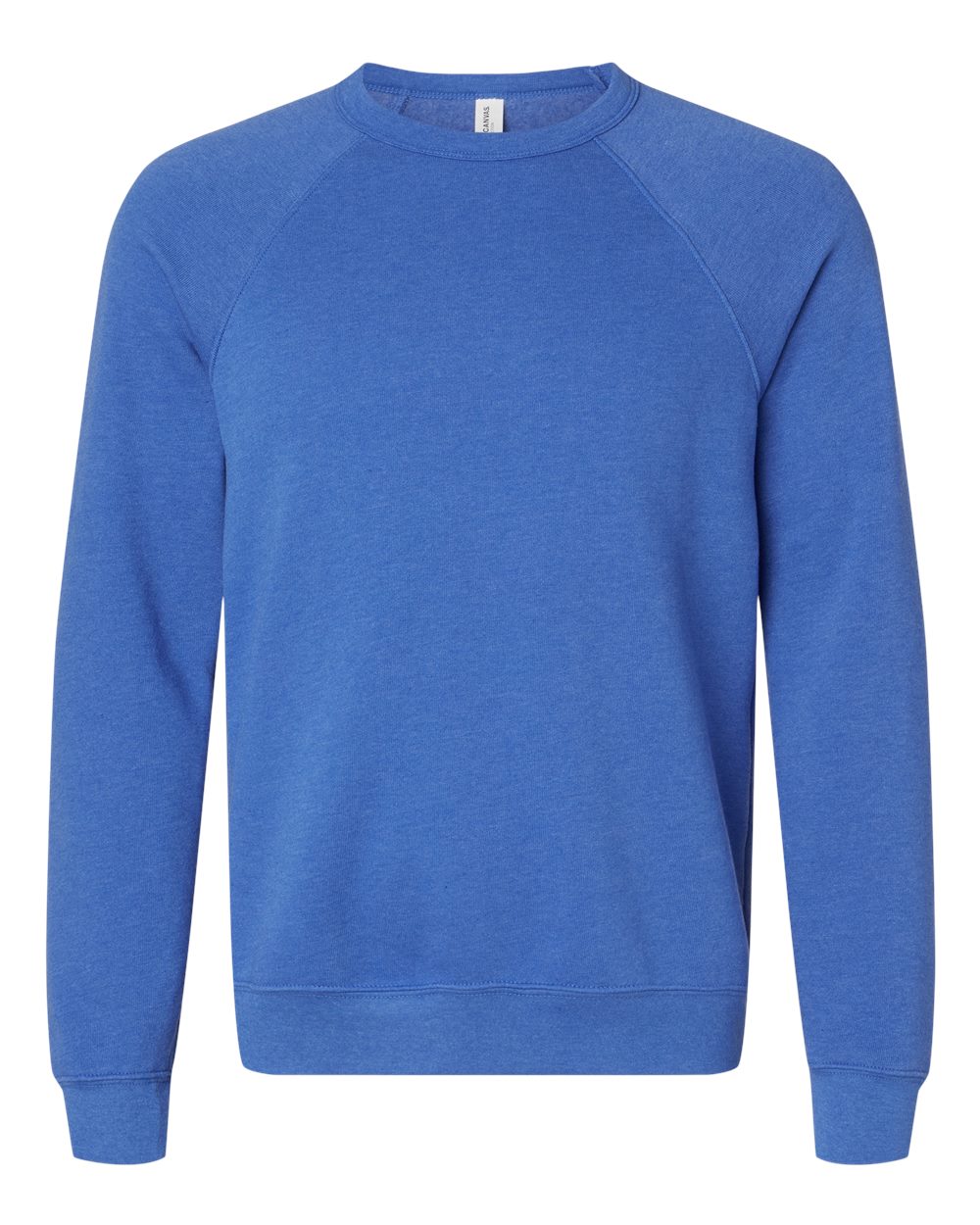 Personalized Unisex Sponge Fleece Raglan Crewneck Sweatshirt - BELLA + CANVAS 3901