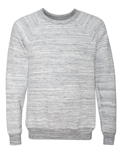 Personalized Unisex Sponge Fleece Raglan Crewneck Sweatshirt - BELLA + CANVAS 3901