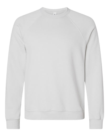 Personalized Unisex Sponge Fleece Raglan Crewneck Sweatshirt - BELLA + CANVAS 3901