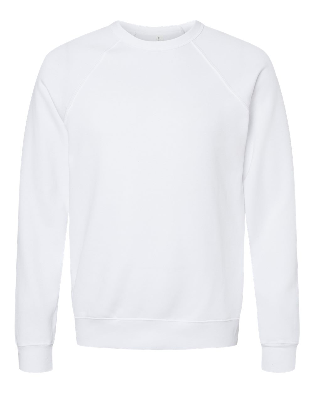 Personalized Unisex Sponge Fleece Raglan Crewneck Sweatshirt - BELLA + CANVAS 3901