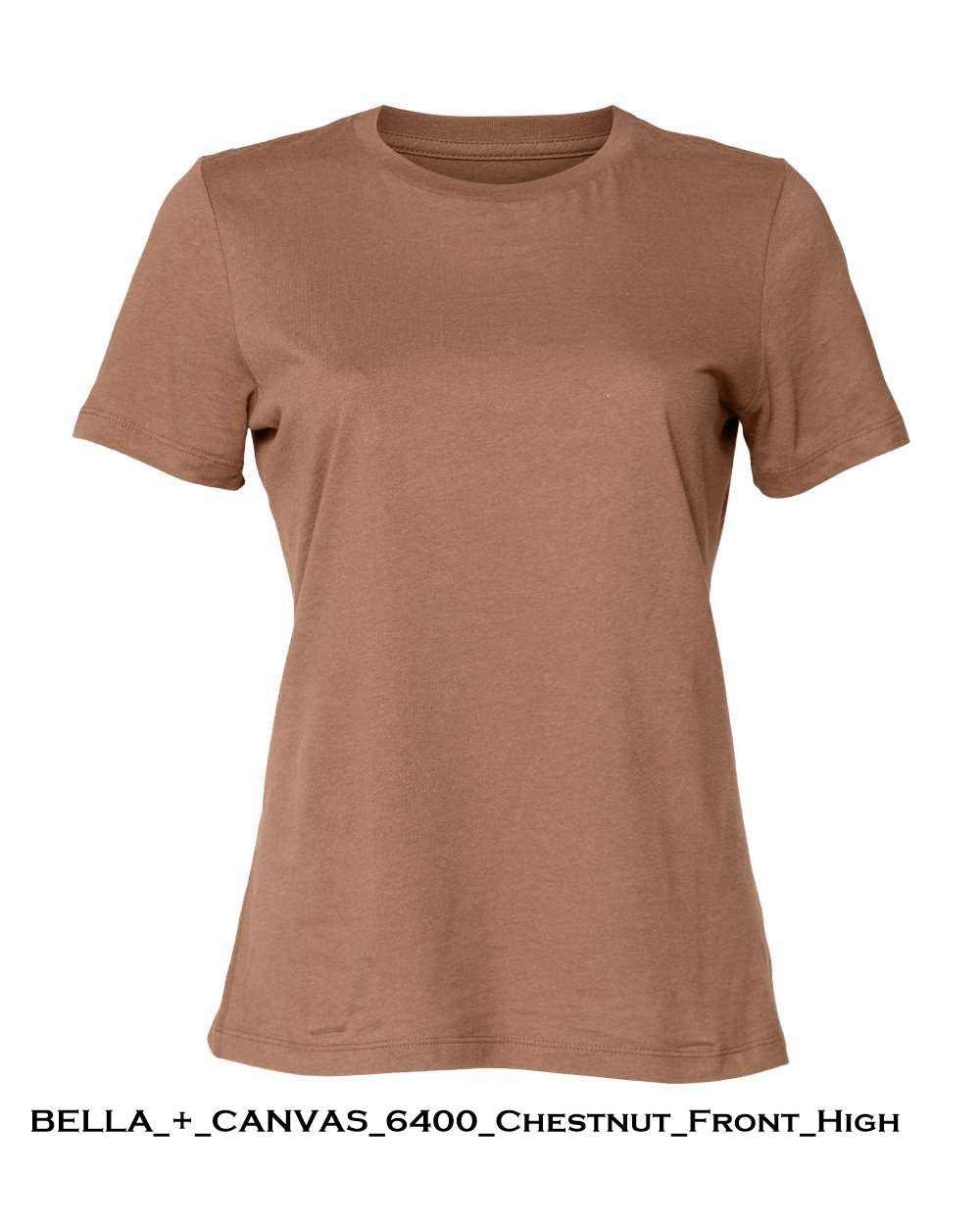 Customized Women’S Relaxed Jersey Tee - BELLA + CANVAS 6400