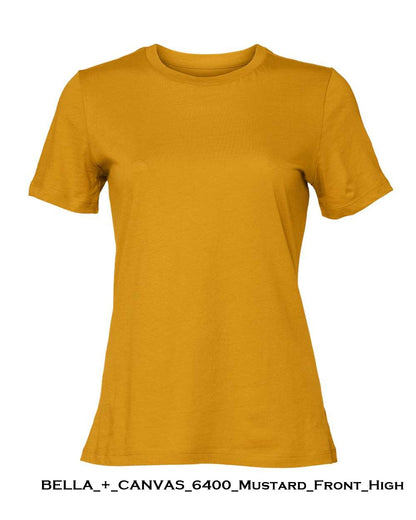 Customized Women’S Relaxed Jersey Tee - BELLA + CANVAS 6400