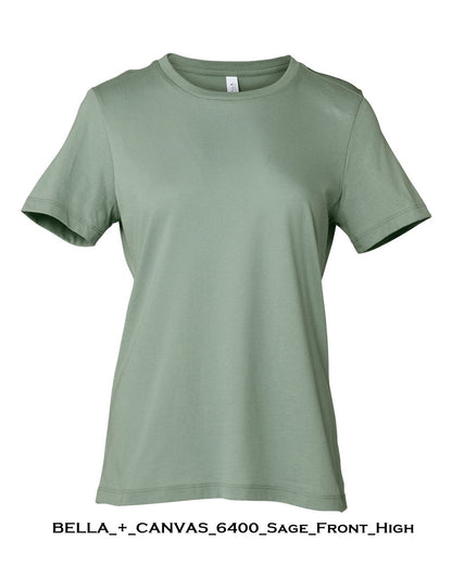 Customized Women’S Relaxed Jersey Tee - BELLA + CANVAS 6400