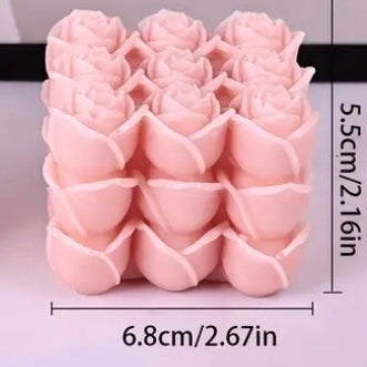 Rose Puzzle Cube - Scented Candle | 5 oz