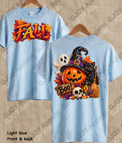 Halloween 125 Fall- Adult Vintage Stylish Acid Wash Unisex Oversized Graphic Tee |Youth Shirt Gildan| Adult Shirt Gildan
